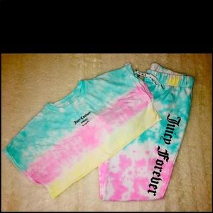 2 pc juicy couture forever jogger & tee